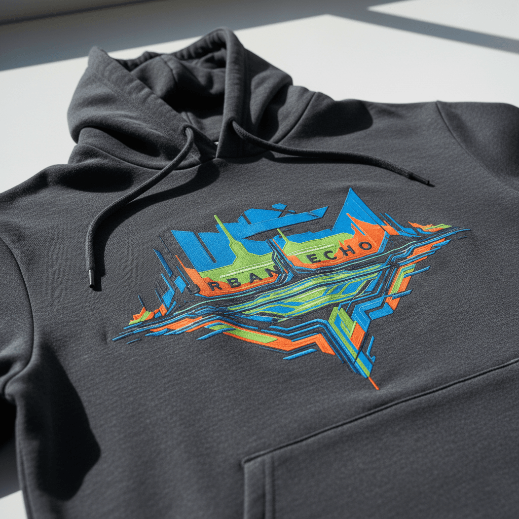 Dark green hoodie featuring IPTN logo