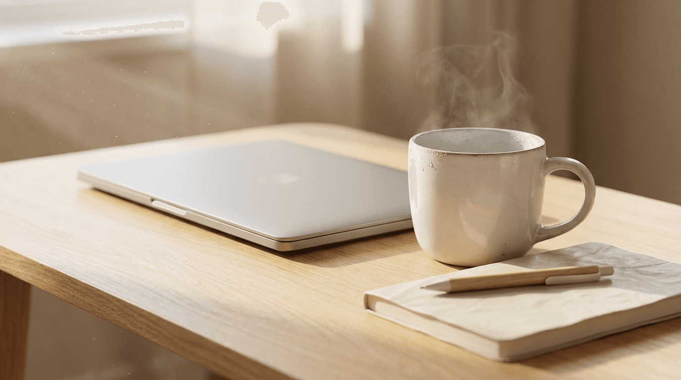 White ceramic coffee mug with IPTN logo